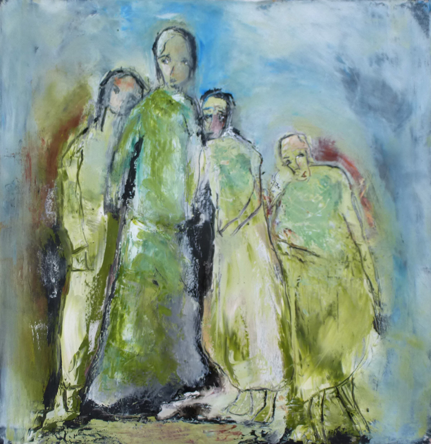 Béatrice Grebot – Painting for India 2016