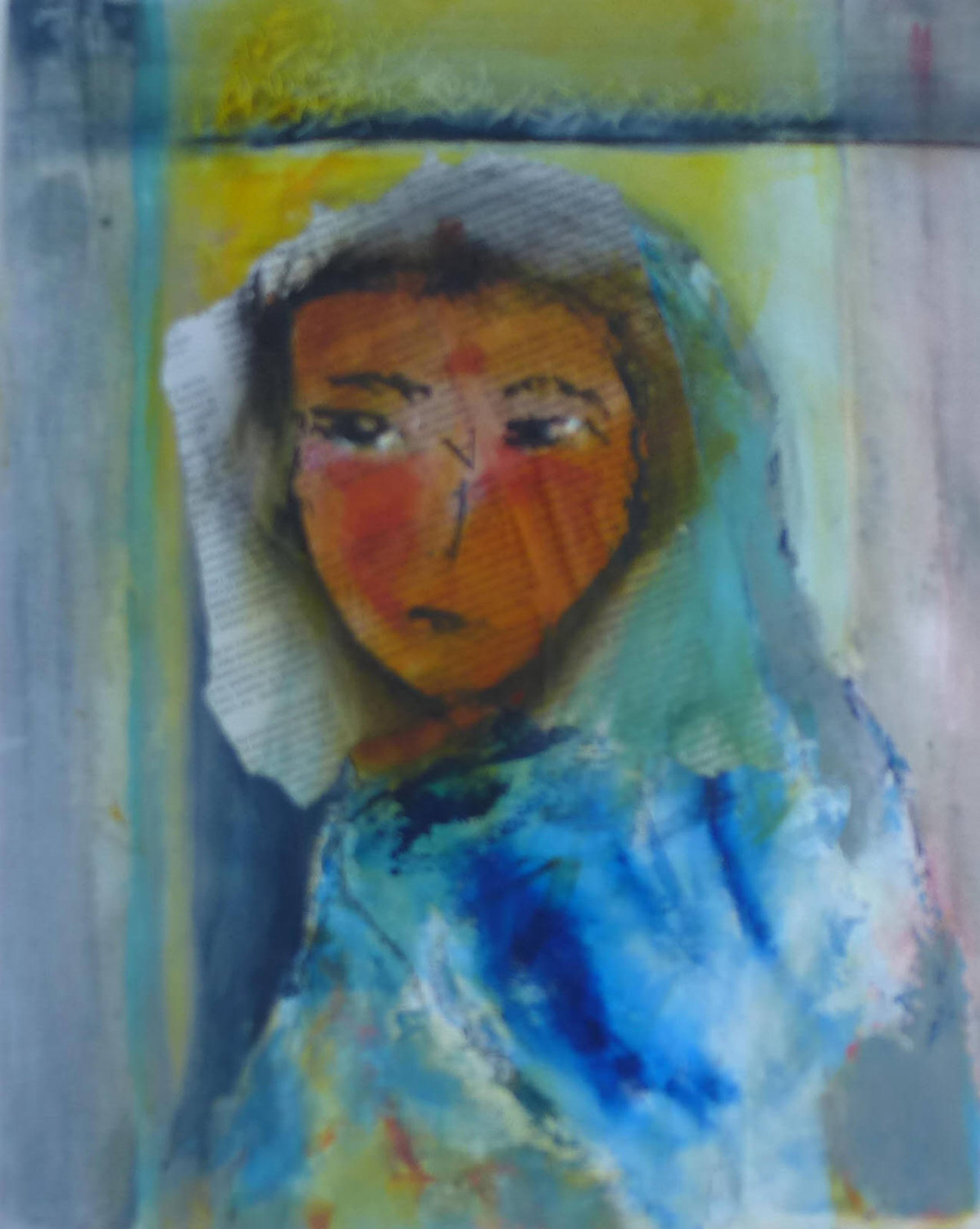 Béatrice Grebot – Painting for India 2016