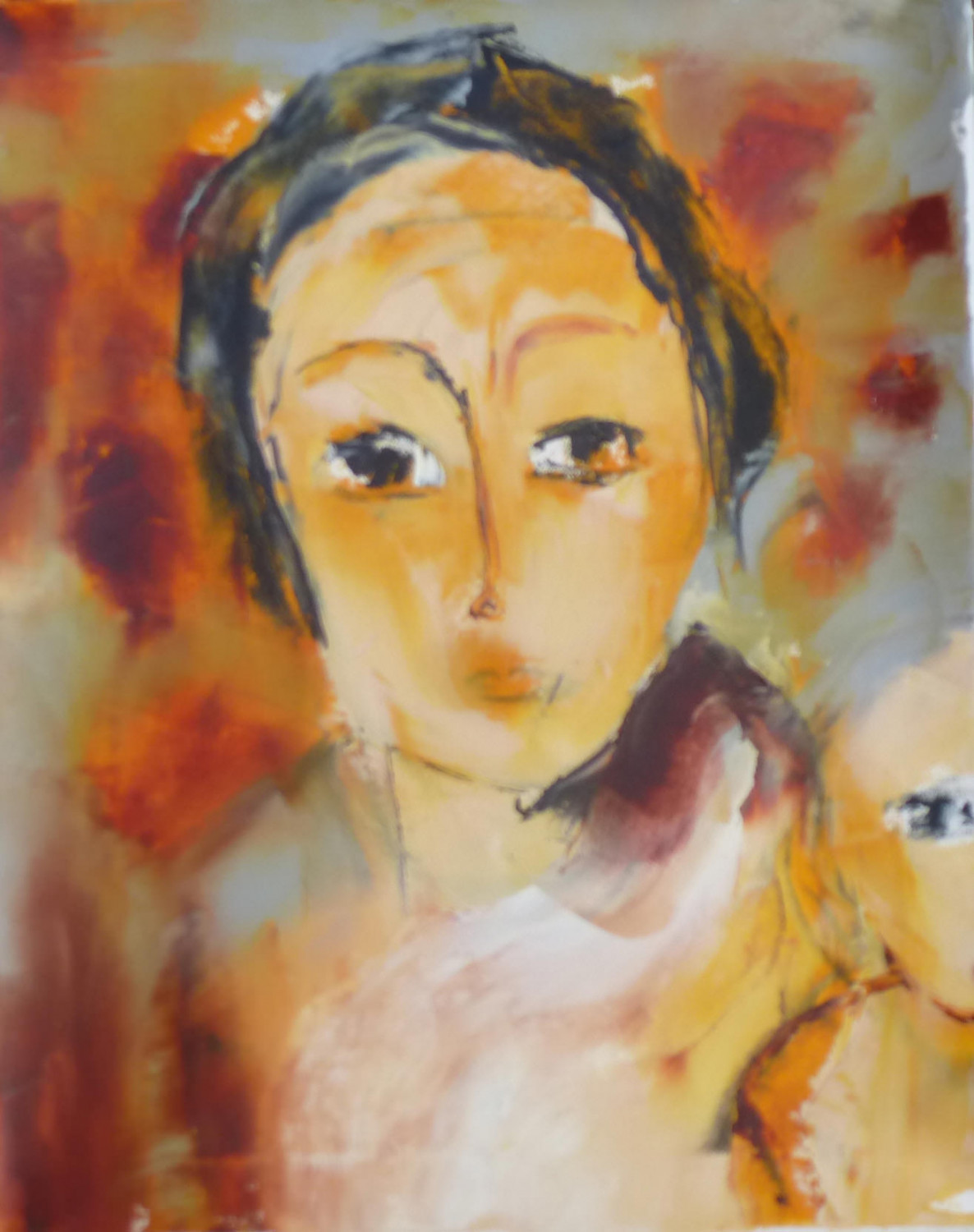Béatrice Grebot – Painting for India 2016