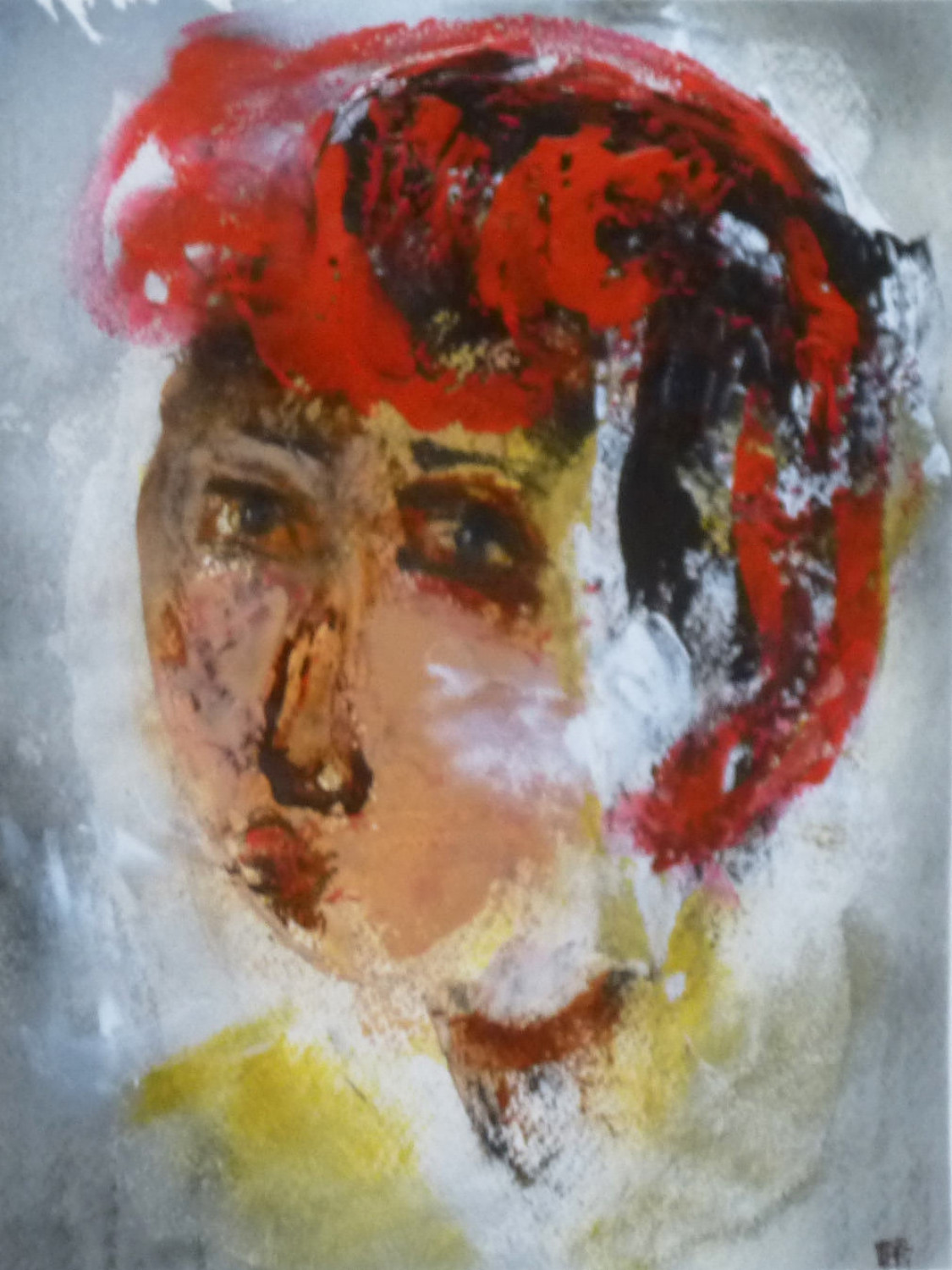 Béatrice Grebot – Painting for India 2016